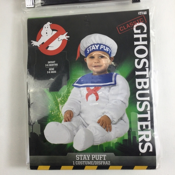 Ghostbusters Stay Puft Kids Costume - White - Picture 2 of 9